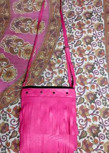 Women Beautiful Pink Colour Sling Bag