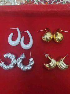 4 Pairs of Assorted Earrings