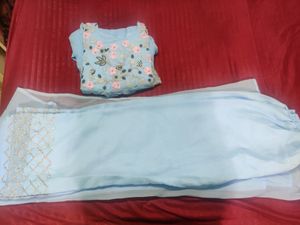 Modern Floral Suit Set With Dupatta