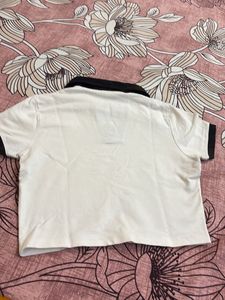 Cute White &amp; Black T-Shirt