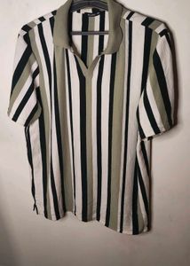 Striped Zudio Polo Shirt - XXL