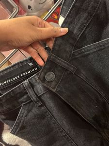 Streetwear Style Black Jeans