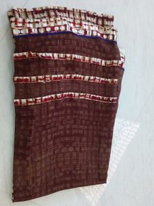Brown Saree