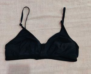 Everyday Cotton Black Bra