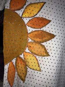Hand Painted Tshirts Sunflower Graphic Tee