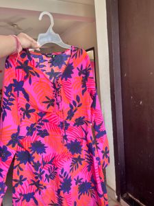 🔥New Tropical Tie Up Dress🔥