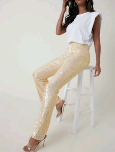 Totally New Sequence Work Flared Trouser