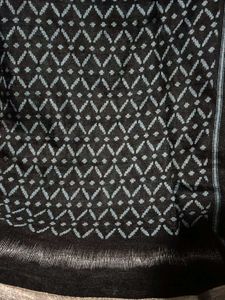 Black Ash Mixed Color Saree