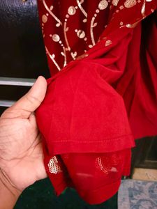 Beautiful Heavy Work Sharara Set In Xxl