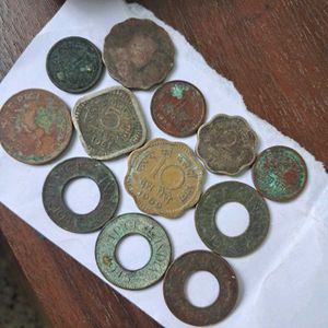 12Vintage Indian Coin Collection