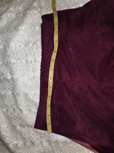 Pakistani Sharara Set..Maroon Colour net Embroider