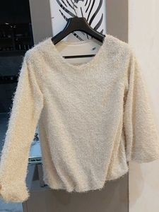 Fluffy Knit Top