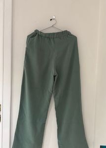 Green Wide Leg Lounge Pants