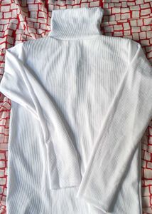 ✨White High-Neck–Soft, Elegant &amp; Winter-Perfect