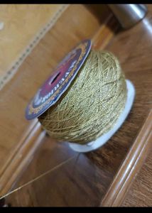Pack of 1 Embroidery Metallic Golden Zari Roll