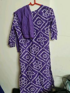 Bandhani Print Dress