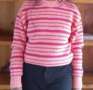 Cute Pullover Pink Sweater 🤩