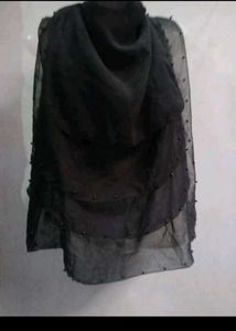 2 Black Nayab (Naqab) Set