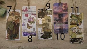 HANDCRAFTED SCRAPBOOK JOURNAL BOOKMARKS
