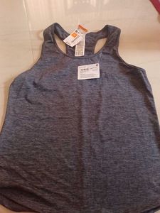 Gray Workout Tank Top