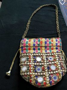 Embroidered Clutch