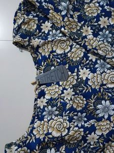 Branded[STRETCH] Peacock Colour Kurti 3/4 Sleeve