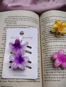 Flower Hair Clips - Set of 2