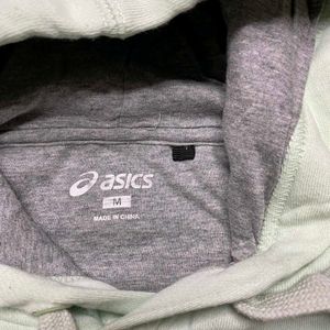 ASICS Womens Graphic Hoodie Jumper UK 14