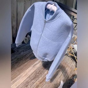 Blue Bomber Jacket- women (can be worn by size