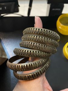 Rustic Set Of Bangles + One Assorted Bunch