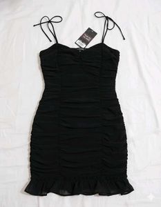 With Tag Black Bodycon Dress