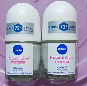 (Pack Of 2) Nivea Natural Glow Deodorant