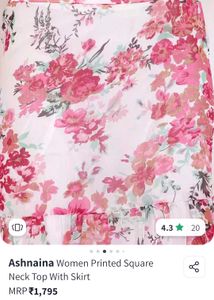 Floral Two-Piece Set