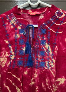 Masala Chai Embroidered Tunic