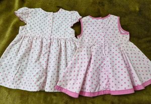 Set Of 2 Baby Dresses 12m
