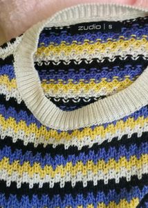 Striped Knit Sweater