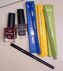 Eyeliner / Kajal / Nail polish