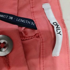 Coral Slim Fit Chinos( Fix Rate)
