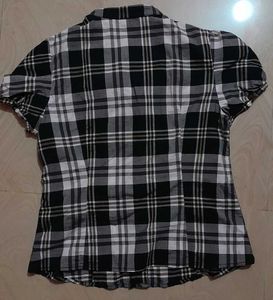 Black And White Cutest Korean Top