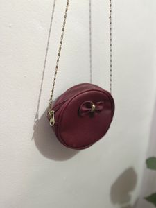 Maroon Sling Bag