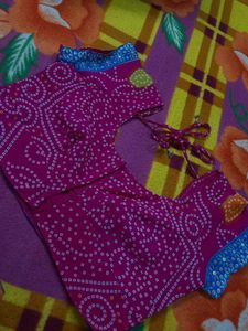 Jaipuri Saree Self Designed Mirror Work