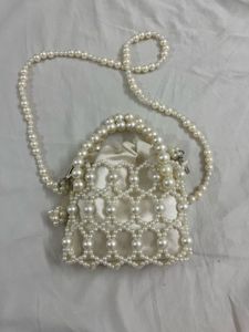 Pearl Beaded Mini Bag