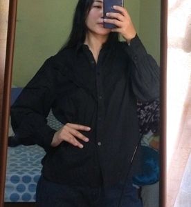 Black Button Down Shirt.