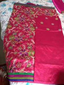 Pink Fancy Saree