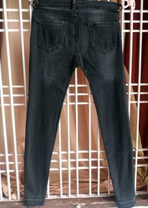 Happy Fash Black Floral Embroidered Jeans