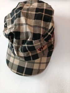 Plaid Pattern Cap