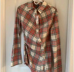 ZARA Deconstructed Flannel Shirt