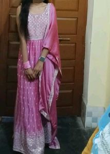 beautiful  pink 3 piece dress