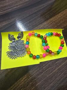 Jewellery Set(bestfriend's Bracelet And A Earing)