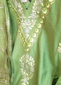 Elegant Green Kurta Set